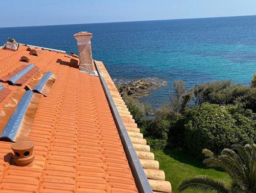 Rénovation toiture à Saint Tropez