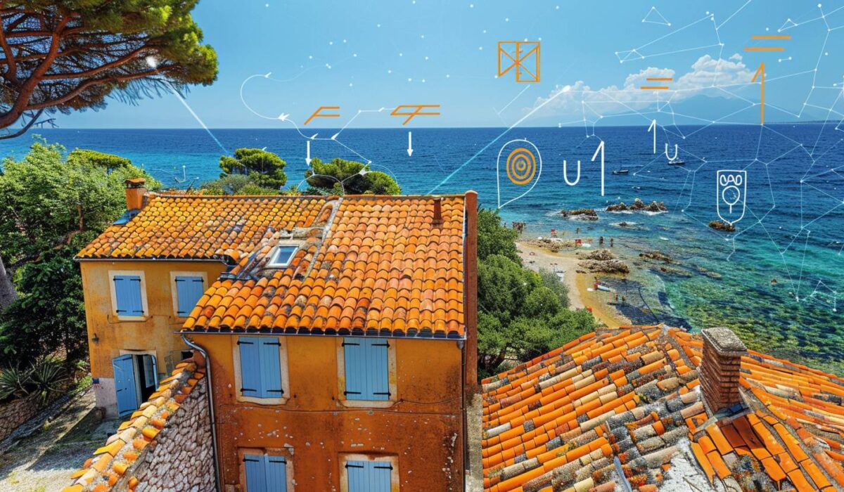 Toiture provençale à Saint-Tropez avec illustration de la protection UV