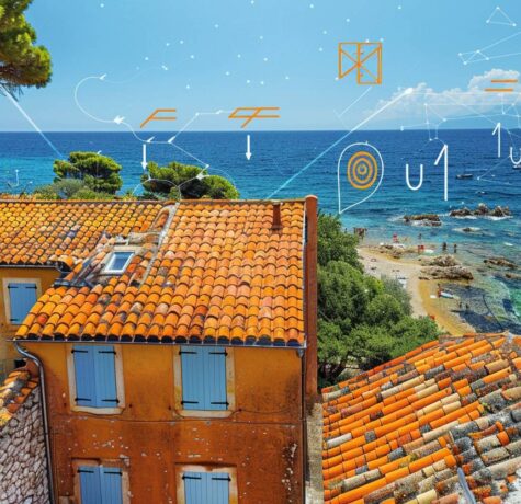 Toiture provençale à Saint-Tropez avec illustration de la protection UV